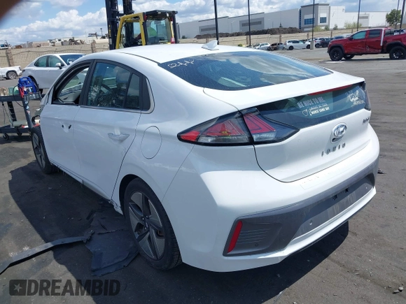 2020 Hyundai Ioniq Limited with VIN KMHC05LC3LU233962, listed as a IAAI auction lot 41864980 with 111,258 mi miles and . Bid and sale history available at DreamBid. Image 3.