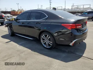 2019 Acura TLX Advance with VIN 19UUB2F8XKA007332, listed as a Copart auction lot 61984505 with 123,542 mi miles and Salvage title. Bid and sale history available at DreamBid. Image 2.