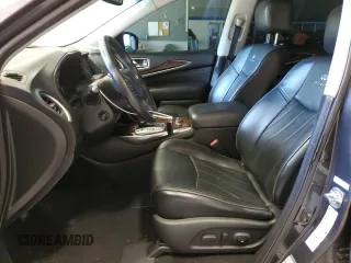2013 Infiniti JX35 with VIN 5N1AL0MM7DC336687, listed as a Copart auction lot 75029794 with 128,519 mi miles and Salvage Title. Bid and sale history available at carsss.com. Image 7.