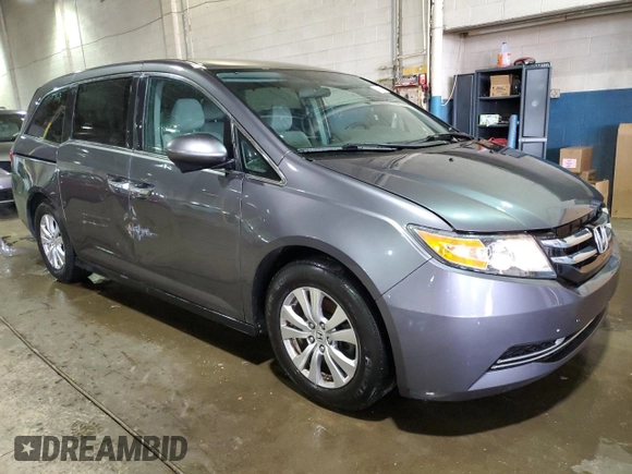 2016 Honda Odyssey SE with VIN 5FNRL5H34GB062118, listed as a Copart auction lot 51619875 with 209,566 mi miles and Clean Title. Bid and sale history available at DreamBid. Image 4.