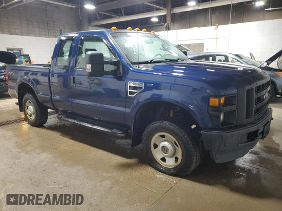 2008 Ford F-250 XL with VIN 1FTSX21558EC06634, listed as a Copart auction lot 54959565 with 265,722 mi miles and Clean title. Bid and sale history available at DreamBid. Image 4.