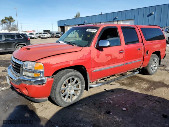 2006 GMC Sierra 1500 SLT with VIN 2GTEK13Z761299077, listed as a Copart auction lot 42445055 with 272,636 mi miles and Clean Title. Bid and sale history available at carsss.com. Image 1.