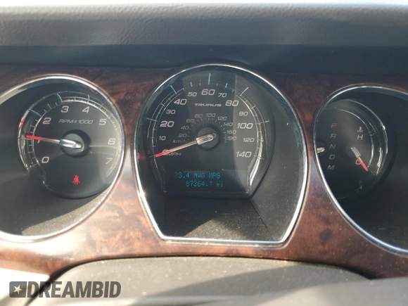 2010 Ford Taurus SEL with VIN 1FAHP2EW2AG136913, listed as a Copart auction lot 52965175 with 87,264 mi miles and Salvage Title. Bid and sale history available at carsss.com. Image 9.