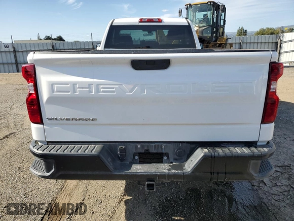 2020 Chevrolet Silverado 1500 Work Truck with VIN 3GCNWAEH8LG280663, listed as a Copart auction lot 45491515 with 167,735 mi miles and Salvage Title. Bid and sale history available at DreamBid. Image 6.
