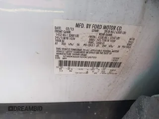 2013 Ford Police Interceptor Utility z VIN 1FM5K8AR1DGC20753, wystawiony jako IAAI lot #40718640 z przebiegiem Nie podano mil oraz . Historia ofert i sprzedaży dostępna na DreamBid. Obrazek 9.