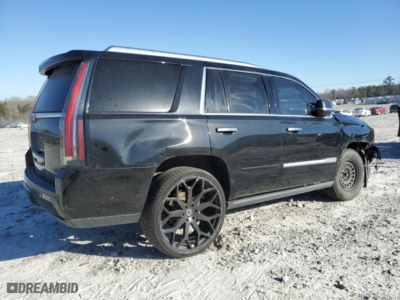 2015 Cadillac Escalade Premium with VIN 1GYS3NKJ1FR536036, listed as a Copart auction lot 47147875 with 140,640 mi miles and Salvage Title. Bid and sale history available at carsss.com. Image 3.