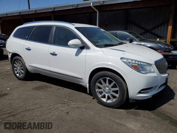 2017 Buick Enclave Leather with VIN 5GAKVBKD8HJ261227, listed as a Copart auction lot 52633475 with 112,685 mi miles and Salvage Title. Bid and sale history available at DreamBid. Image 4.