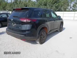 2024 Nissan Rogue S with VIN 5N1BT3AB6RC750690, listed as a IAAI auction lot 42087298 with 17,952 mi miles. Bid and sale history available at carsss.com. Image 4.
