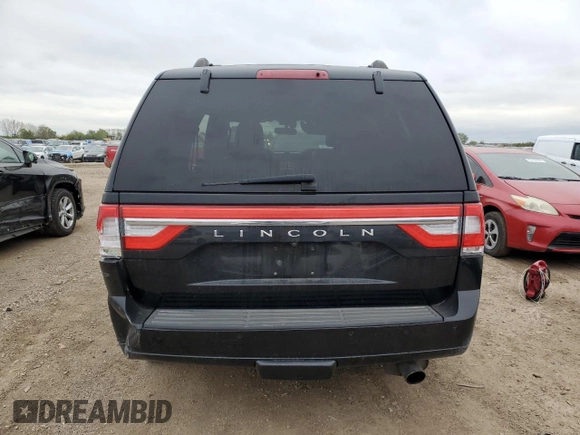 2017 Lincoln Navigator Reserve with VIN 5LMJJ2LT4HEL02403, listed as a Copart auction lot 72974344 with 128,393 mi miles and Salvage title. Bid and sale history available at DreamBid. Image 6.