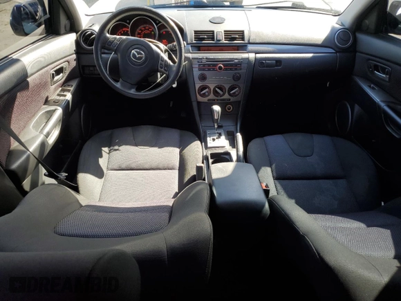 2007 Mazda 3 S Sport with VIN JM1BK144671708098, listed as a Copart auction lot 46688725 with 143,968 mi miles and Salvage Title. Bid and sale history available at DreamBid. Image 8.