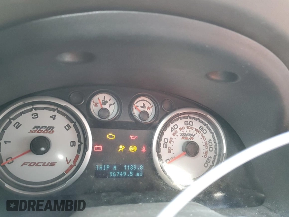 2010 Ford Focus S with VIN 1FAHP3EN0AW166544, listed as a Copart auction lot 46751725 with 96,749 mi miles and Salvage Title. Bid and sale history available at carsss.com. Image 9.