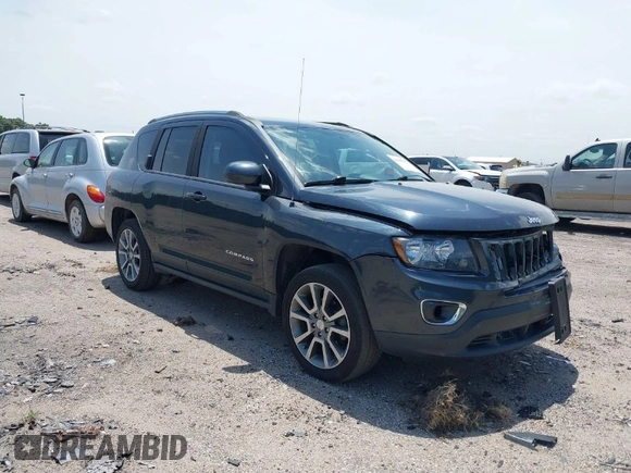 2016 Jeep Compass High Altitude Edition with VIN 1C4NJCEA3GD536062, listed as a IAAI auction lot 39685307 with 90,247 mi miles. Bid and sale history available at carsss.com. Image 1.
