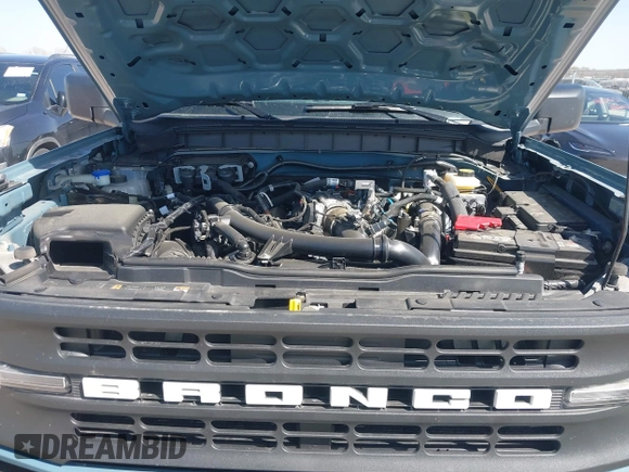 2022 Ford Bronco with VIN 1FMDE5AP8NLB71317, listed as a IAAI auction lot 41847695 with 21,484 mi miles and . Bid and sale history available at DreamBid. Image 10.