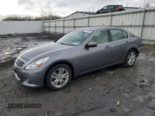 2015 Infiniti Q40 with VIN JN1CV6AR4FM522875, listed as a Copart auction lot 47345785 with 98,419 mi miles and Salvage Title. Bid and sale history available at carsss.com. Image 1.