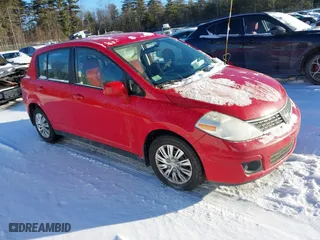2008 Nissan Versa 1.8 S with VIN 3N1BC13E08L444820, listed as a IAAI auction lot 41458511 with 154,850 mi miles. Bid and sale history available at carsss.com. Image 1.