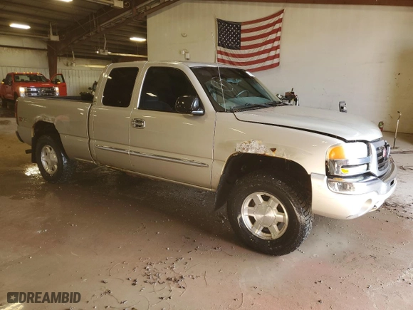2004 GMC Sierra 1500 SLT with VIN 2GTEK19T541391689, listed as a Copart auction lot 50307595 with 0 mi miles and Clean Title. Bid and sale history available at carsss.com. Image 4.