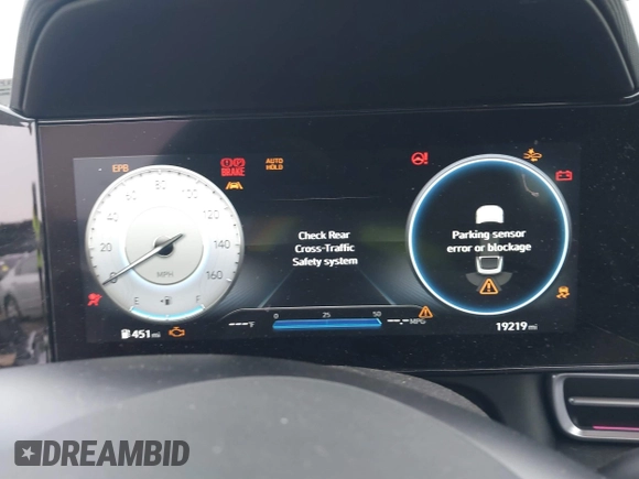 2023 Hyundai Elantra Limited with VIN KMHLP4AG6PU400980, listed as a IAAI auction lot 41886606 with 19,219 mi miles and . Bid and sale history available at DreamBid. Image 7.