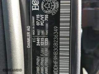 2016 Mercedes-Benz E-Class E 250 BlueTEC Luxury with VIN WDDHF9HB3GB236349, listed as a Copart auction lot 85323584 with 378,390 mi miles and Salvage Title. Bid and sale history available at carsss.com. Image 13.
