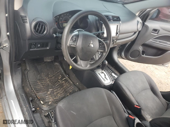 2020 Mitsubishi Mirage G4 ES with VIN ML32F3FJ4LHF07794, listed as a Copart auction lot 88760955 with 86,592 mi miles and Salvage Title. Bid and sale history available at carsss.com. Image 8.