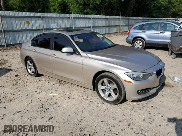 2014 BMW 3 Series 320i with VIN WBA3B1G54ENS81385, listed as a Copart auction lot 58822055 with Not provided miles and Salvage title. Bid and sale history available at DreamBid. Image 4.