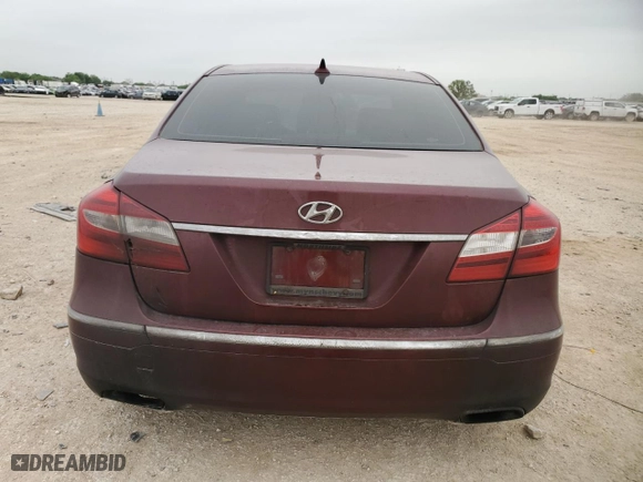 2012 Hyundai Genesis 3.8L with VIN KMHGC4DD5CU192261, listed as a Copart auction lot 51508465 with 0 mi miles and Salvage Title. Bid and sale history available at carsss.com. Image 6.