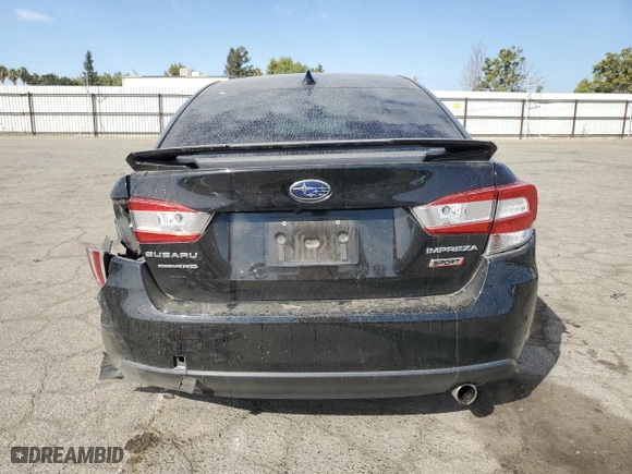 2020 Subaru Impreza Sport with VIN 4S3GKAM65L3610010, listed as a Copart auction lot 72472574 with 37,015 mi miles and Salvage Title. Bid and sale history available at carsss.com. Image 6.