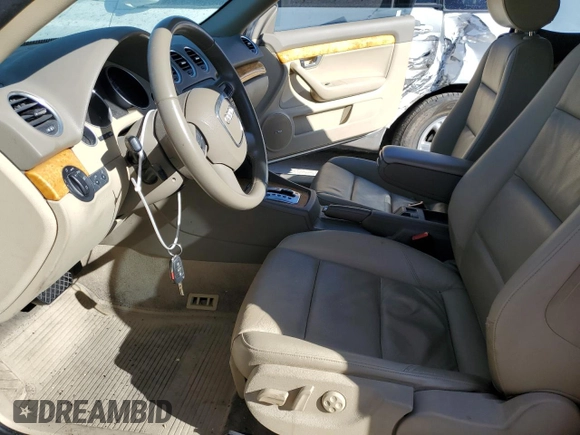 2009 Audi A4 2.0T z VIN WAUAF48H79K007675, wystawiony jako Copart lot #44051015 z przebiegiem 91 333 mil mil oraz Szkoda całkowita • Salvage title. Historia ofert i sprzedaży dostępna na DreamBid. Obrazek 7.