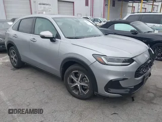 2024 Honda HR-V EX-L z VIN 3CZRZ1H71RM758910, wystawiony jako IAAI lot #42202774 z przebiegiem 8 452 mil mil oraz . Historia ofert i sprzedaży dostępna na DreamBid. Obrazek 1.