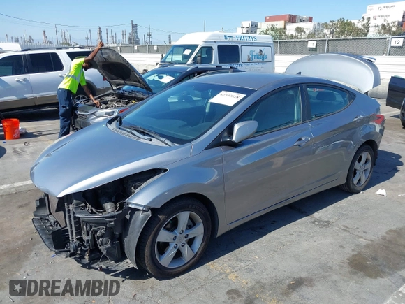 2012 Hyundai Elantra GLS z VIN KMHDH4AE5CU310634, wystawiony jako IAAI lot #42397828 z przebiegiem 120 503 mil mil oraz . Historia ofert i sprzedaży dostępna na DreamBid. Obrazek 2.
