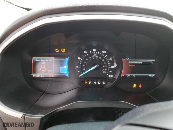2015 Ford Edge SEL with VIN 2FMTK4J84FBC10347, listed as a Copart auction lot 47447225 with 110,011 mi miles and Salvage Title. Bid and sale history available at carsss.com. Image 9.