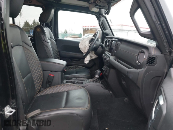 2023 Jeep Wrangler Sahara with VIN 1C4HJXEN4PW533148, listed as a IAAI auction lot 41476541 with 35,195 mi miles. Bid and sale history available at carsss.com. Image 5.