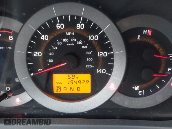 2012 Toyota RAV4 with VIN 2T3ZF4DV4CW126901, listed as a IAAI auction lot 41713361 with 194,828 mi miles. Bid and sale history available at carsss.com. Image 15.