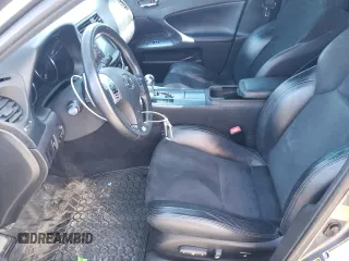 2012 Lexus IS 250 with VIN JTHBF5C21C5182430, listed as a Copart auction lot 44592895 with 119,204 mi miles and Salvage Title. Bid and sale history available at DreamBid. Image 7.