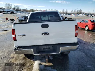 2005 Ford F-150 XLT with VIN 1FTPW14585FB29598, listed as a Copart auction lot 89103135 with 203,942 mi miles and Salvage Title. Bid and sale history available at carsss.com. Image 6.