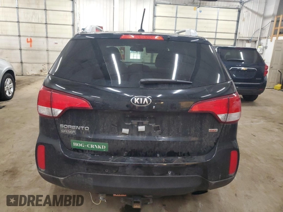 2014 Kia Sorento LX z VIN 5XYKT4A77EG499626, wystawiony jako Copart lot #49983865 z przebiegiem 227 978 mil mil oraz Nie do naprawy • Non repairable. Historia ofert i sprzedaży dostępna na DreamBid. Obrazek 6.