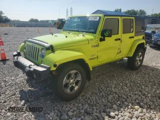 2017 Jeep Wrangler Unlimited Sahara с VIN 1C4BJWEG2HL533220, выставлен на аукционе Copart как лот 64225865 с пробегом 88 700 миль миль и Списание • Salvage title. История ставок и продаж доступна на DreamBid. Изображение 1.