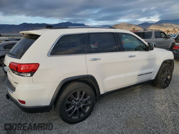 2018 Jeep Grand Cherokee Limited with VIN 1C4RJFBT7JC343404, listed as a Copart auction lot 81815784 with 60,995 mi miles and Salvage title. Bid and sale history available at DreamBid. Image 3.