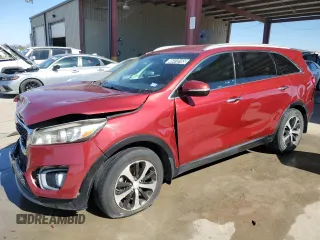 2016 Kia Sorento EX with VIN 5XYPH4A1XGG014658, listed as a Copart auction lot 46410165 with 126,280 mi miles and Clean Title. Bid and sale history available at carsss.com. Image 1.