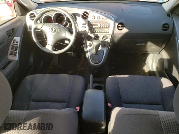 2005 Pontiac Vibe with VIN 5Y2SL63805Z464722, listed as a Copart auction lot 75618334 with 121,910 mi miles and Salvage Title. Bid and sale history available at DreamBid. Image 8.