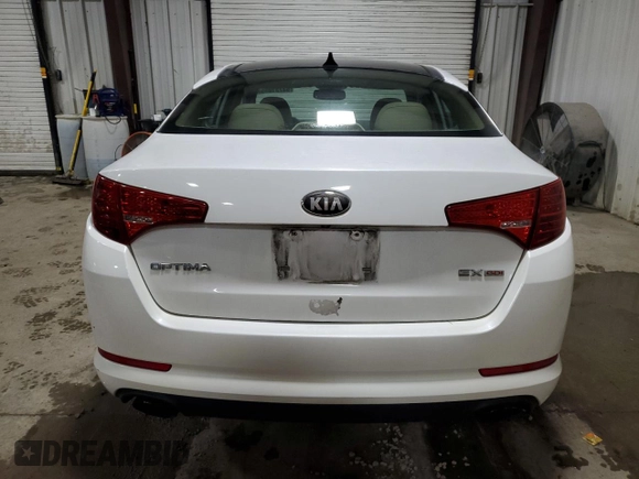 2013 Kia Optima EX with VIN 5XXGN4A7XDG241622, listed as a Copart auction lot 53731035 with 101,321 mi miles and Clean Title. Bid and sale history available at carsss.com. Image 6.