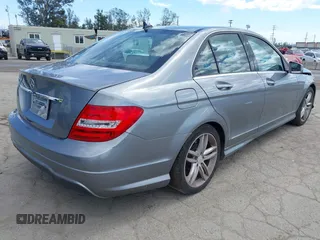 2014 Mercedes-Benz C-Class C 250 Sport with VIN WDDGF4HB3EG201759, listed as a IAAI auction lot 41828314 with 111,161 mi miles. Bid and sale history available at carsss.com. Image 4.
