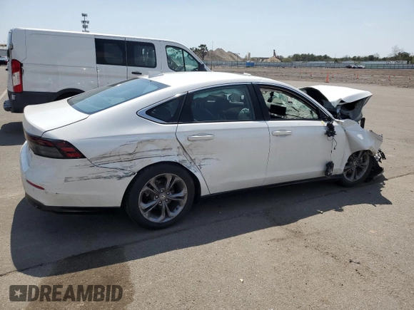 2023 Honda Accord EX-L with VIN 1HGCY2F63PA007463, listed as a Copart auction lot 51634974 with Not provided miles and Non repairable. Bid and sale history available at DreamBid. Image 3.