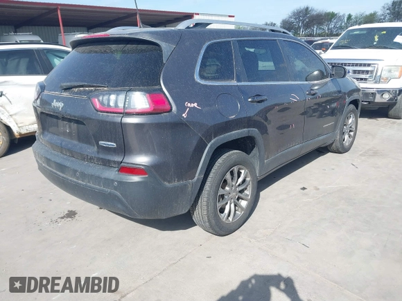 2019 Jeep Cherokee Latitude Plus with VIN 1C4PJLLB0KD382309, listed as a IAAI auction lot 41812968 with 144,368 mi miles. Bid and sale history available at carsss.com. Image 4.