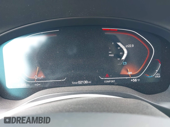2024 BMW X3 sDrive30i with VIN 5UX43DP02R9U43683, listed as a IAAI auction lot 41432529 with 2,130 mi miles and . Bid and sale history available at DreamBid. Image 15.