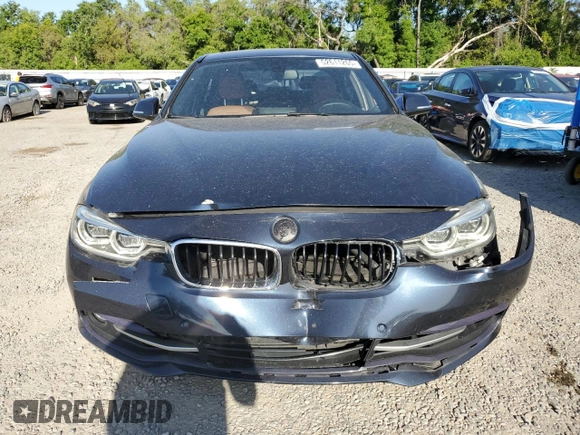 2017 BMW 3 Series 330i xDrive with VIN WBA8D9C38HA005368, listed as a Copart auction lot 52611265 with 106,972 mi miles and Salvage title. Bid and sale history available at DreamBid. Image 5.