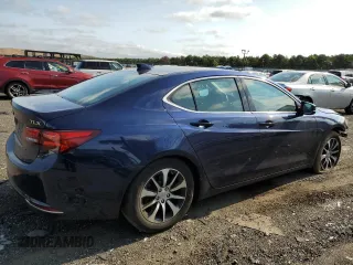 2017 Acura TLX with VIN 19UUB1F34HA008404, listed as a Copart auction lot 55491913 with 66,402 mi miles. Bid and sale history available at carsss.com. Image 3.