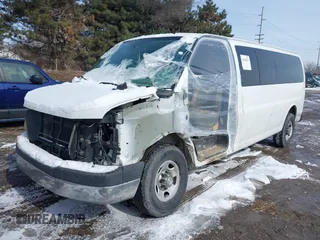 2014 Chevrolet Express Passenger LT with VIN 1GAZG1FG2E1117750, listed as a IAAI auction lot 41615013 with 270,162 mi miles and . Bid and sale history available at DreamBid. Image 18.