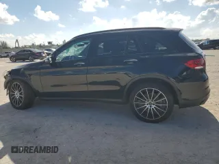 2021 Mercedes-Benz GLC 300 with VIN W1N0G8DB9MV302054, listed as a Copart auction lot 60962465 with 26,709 mi miles and Salvage title. Bid and sale history available at DreamBid. Image 2.