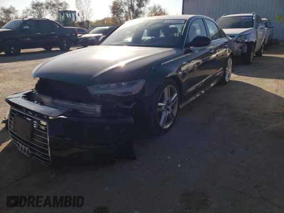 2016 Audi A6 3.0T Premium Plus with VIN WAUFGAFC7GN085622, listed as a Copart auction lot 63690582 with 83,015 mi miles. Bid and sale history available at carsss.com. Image 2.