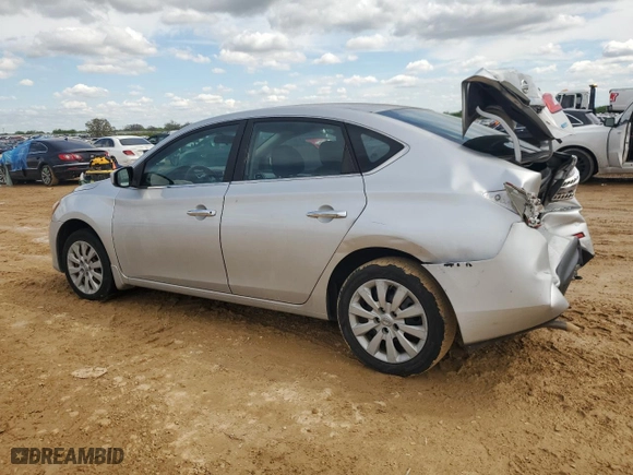 2014 Nissan Sentra SV with VIN 3N1AB7AP8EY314434, listed as a Copart auction lot 51108675 with 123,485 mi miles and Salvage Title. Bid and sale history available at carsss.com. Image 2.